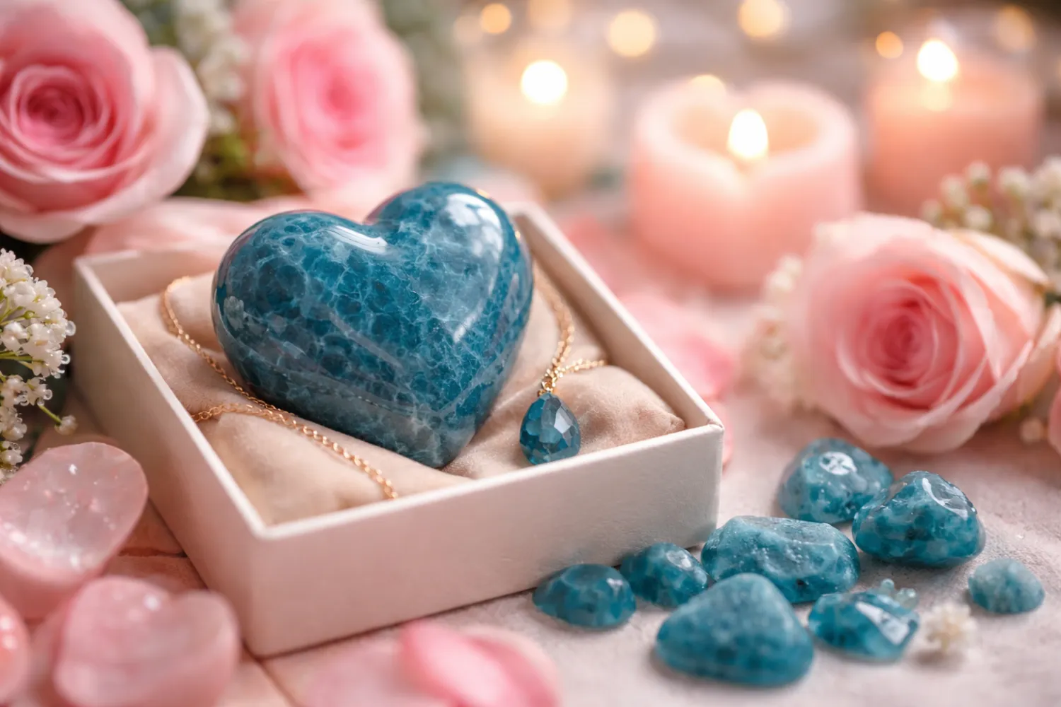 Offrir une pierre d&rsquo;apatite à la Saint-Valentin : significations, vertus et idées de cadeau